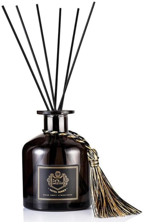 SKY-TOUCH 120ml Reed Diffuser Set : Shangri-La Blended Fragrance Diffuser Air Fresheners Long-Lasting Aromatherapy Diffusers for Home Bedroom Bathroom Office Decor (10% Conc)