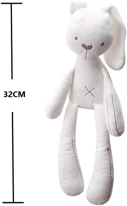 SKY-TOUCH Long Ears Bunny Toy : Soft Plush Rabbit Toys Cute Stuffed Animal For Kids - 6