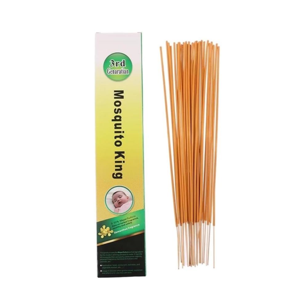 SKY-TOUCH 30Pcs Mosquito Repellent Incense Sticks : Natural Effective Repellent DEET Free for Indoors Home Office Outdoor Backyard Travel Camping Barbecue