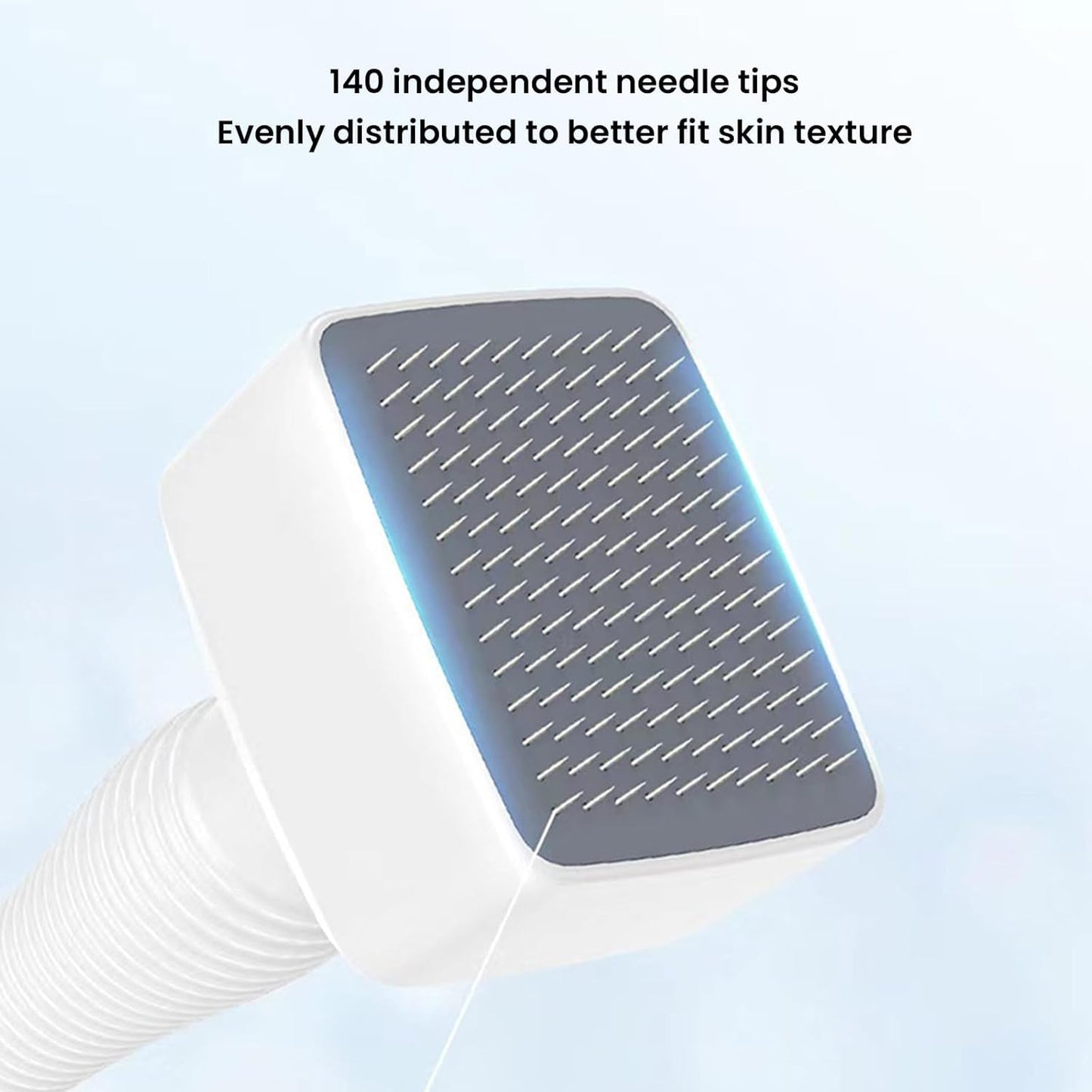 SKY-TOUCH 140 Adjustable Stainless Steel Stamp Pins,for Hair, Beard Growth, Face, Body - Women & Men,Roller Alternative