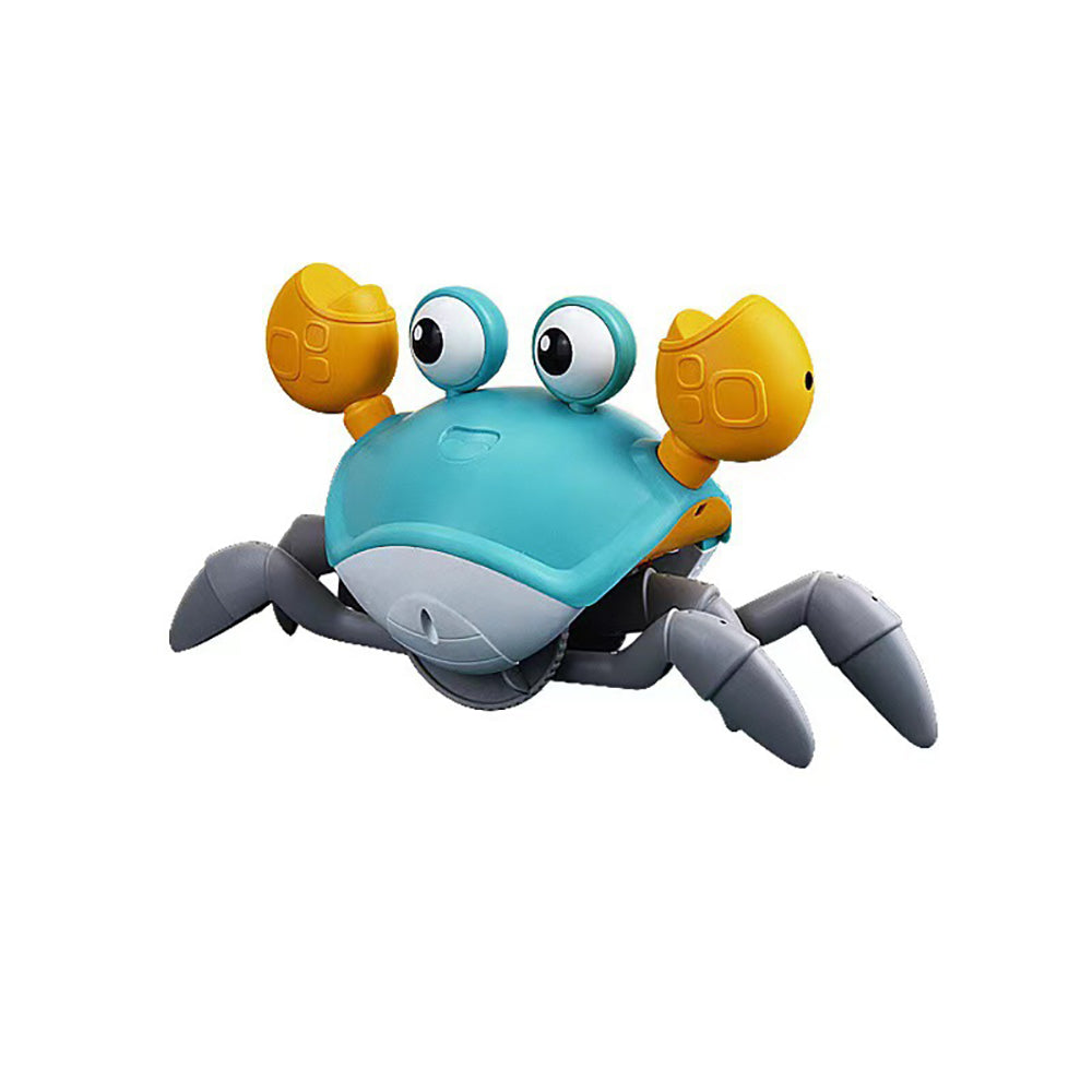 SKY-TOUCH Electric Runaway Crab£¬Crawling Crab Baby Toy with Music and LED Light Up£¬Toddler Interactive Learning Development Toy with Automatically Avoid Obstacles£¬For Babies, Toddlers and Kids