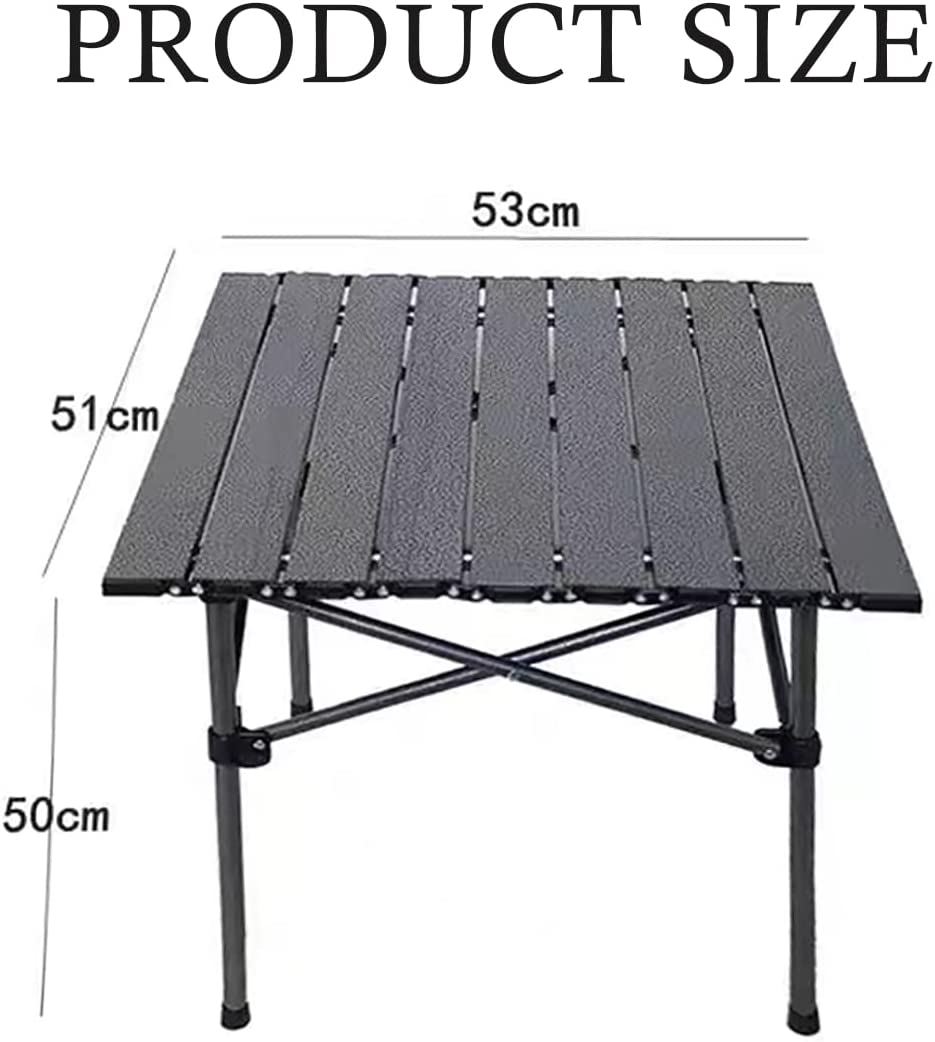 SKY-TOUCH Outdoor Folding Table and Camping Chair£¬Lightweight Folding with Aluminum Top and Carry Bag, Easy to Carry, Perfect for Outdoor, Picnic, Cooking, Beach, Hiking, Fishing