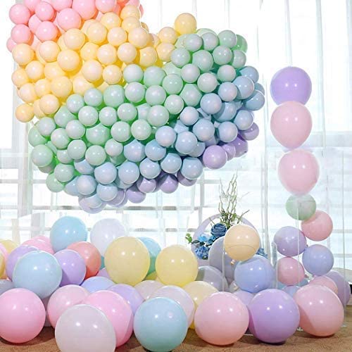 SKY-TOUCH 100PCS Macaron Latex Party Balloons£¬Candy Colored Latex Party Balloons For Wedding, Graduation, Kids Birthday Party, Christmas,Baby Shower, Party Supplies, Arch Balloon Tower