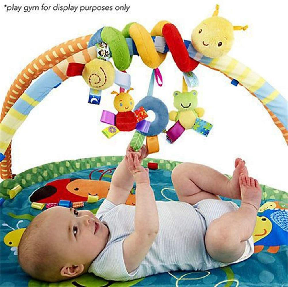 SKY-TOUCH Around The Bed Stroller Playing Toy Crib Lathe Hanging Baby Rattles£¬Mobile Baby Spiral Activity Hanging Toys, Stroller Toys Cart Seat Pram Toy,Baby Worm