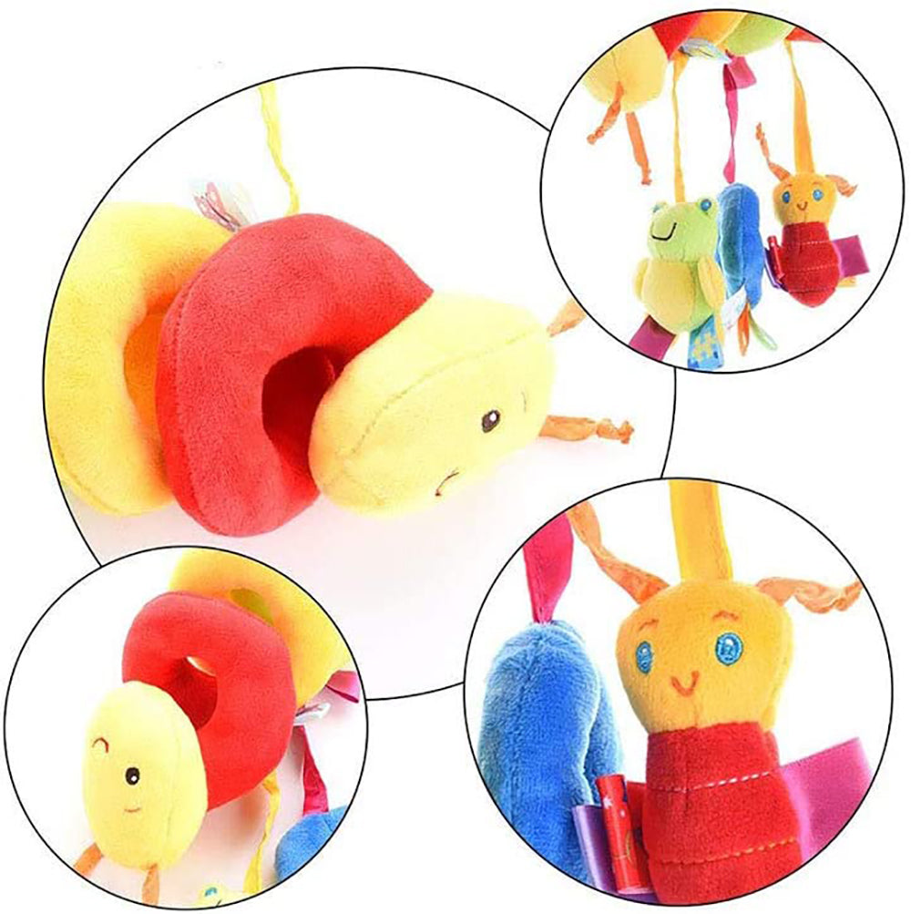 SKY-TOUCH Around The Bed Stroller Playing Toy Crib Lathe Hanging Baby Rattles£¬Mobile Baby Spiral Activity Hanging Toys, Stroller Toys Cart Seat Pram Toy,Baby Worm