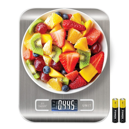 SKY-TOUCH Kitchen Scale, Multifunction Digital Food Scale for Baking, Cooking and Dieting, Kitchen Scale With LCD Display Stainless Steel Platform, Ultra Slim,Tare Function