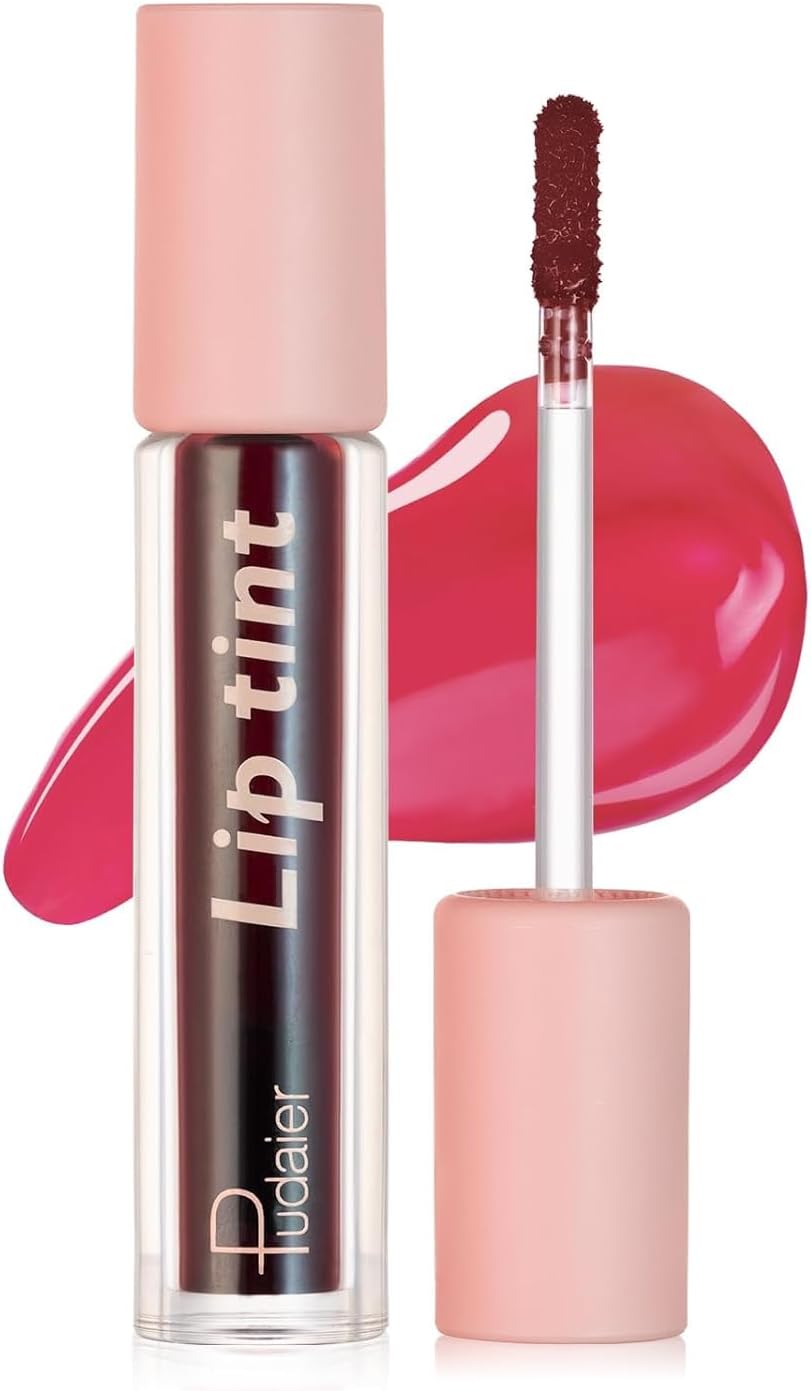 SKY-TOUCH Water Lip Tint Stain Long-Lasting Lip Tint for All-Day Wear Moisturizing Weightless and Non-sticky (#03)