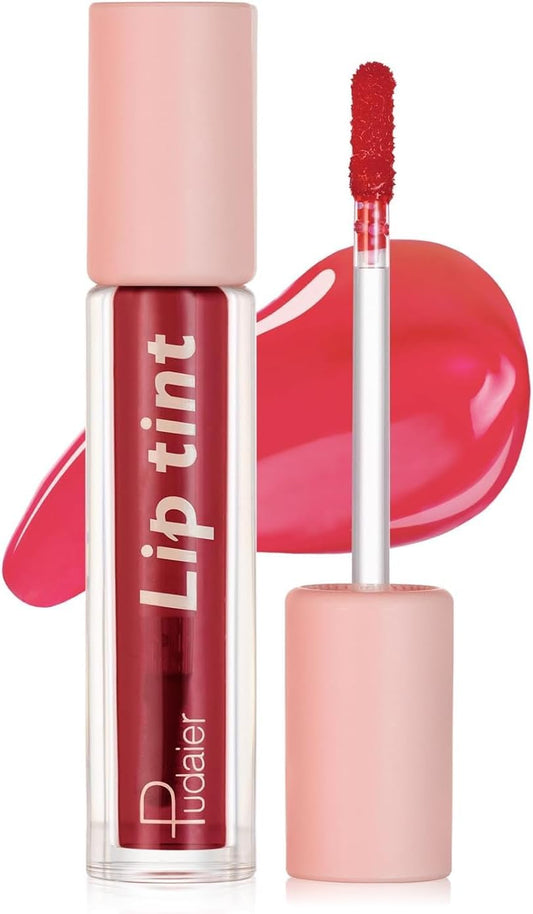 SKY-TOUCH Water Lip Tint Stain Long-Lasting Lip Tint for All-Day Wear Moisturizing Weightless and Non-sticky (#06)