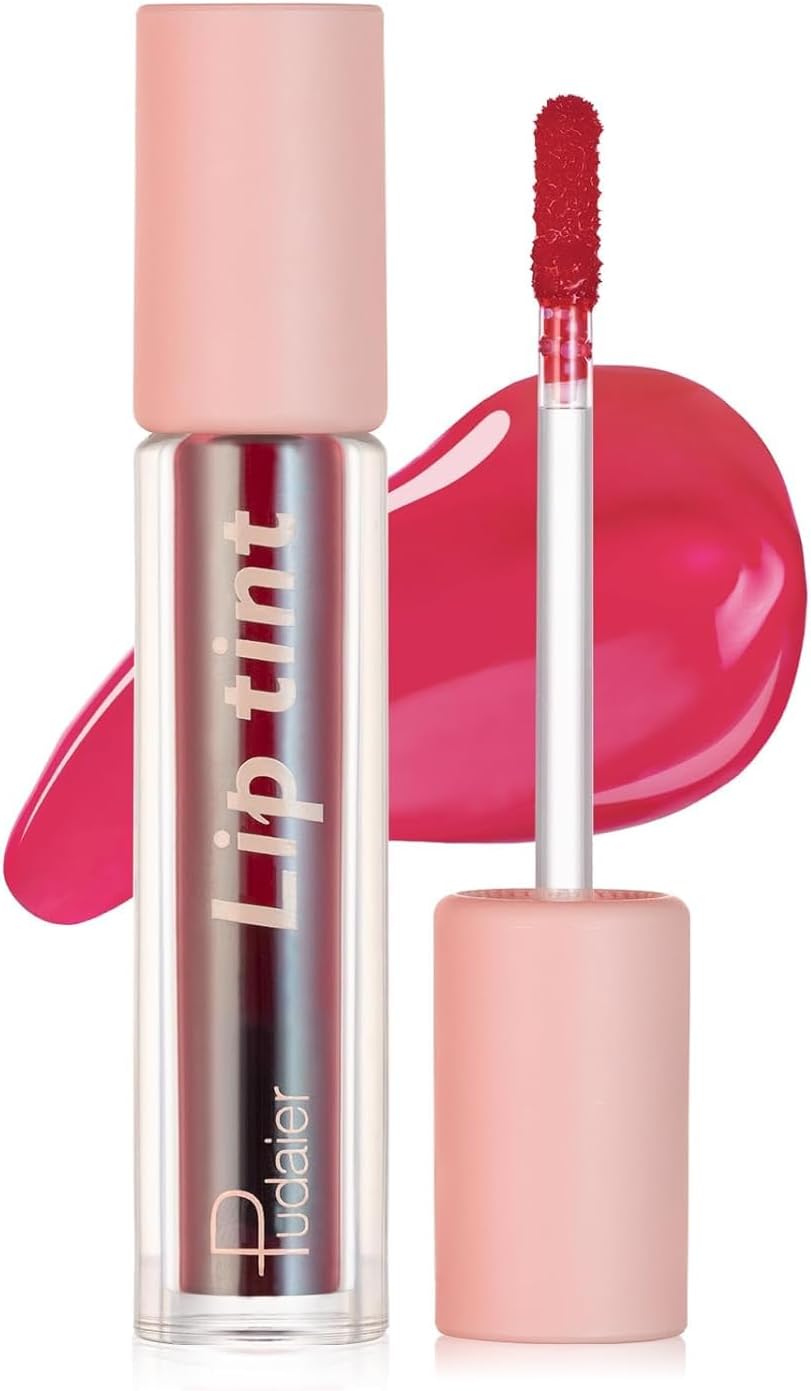 SKY-TOUCH Water Lip Tint Stain Long-Lasting Lip Tint for All-Day Wear Moisturizing Weightless and Non-sticky (#02)