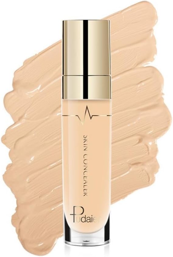 SKY-TOUCH Foundation Concealer BB Cream Concealer Waterproof Sweat Proof Long Lasting Full Coverage Matte Liquid Concealer Concealing Blemishes Dark Spots and Dark Circles for Face and Eyes (#5 5ml)