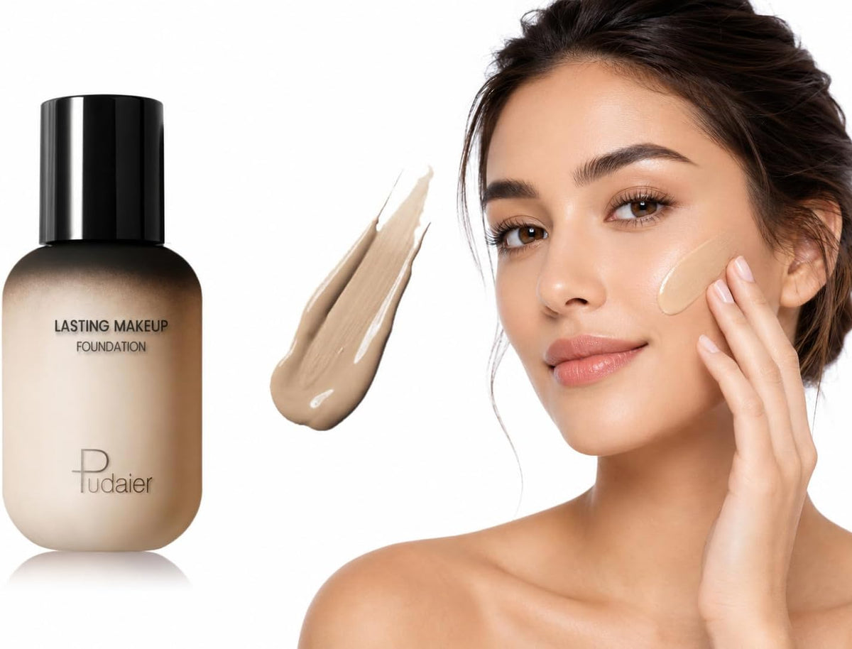 SKY-TOUCH Concealing 24-Hour Liquid Foundation For Face & Body Full Coverage - Invisible Pores, Covering Blemishes(1.5NF 40ml)