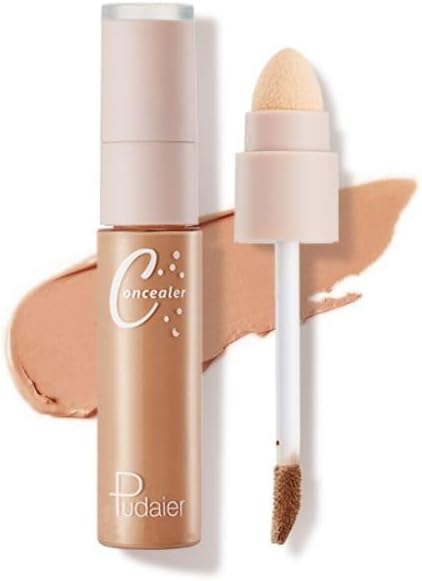 SKY-TOUCH Concealer Stick : Double Head Conceals, Covers, Hydrates, Highlights, Waterproof, 7 Colors, All-Day Wear, Lightweight (#05 13g)