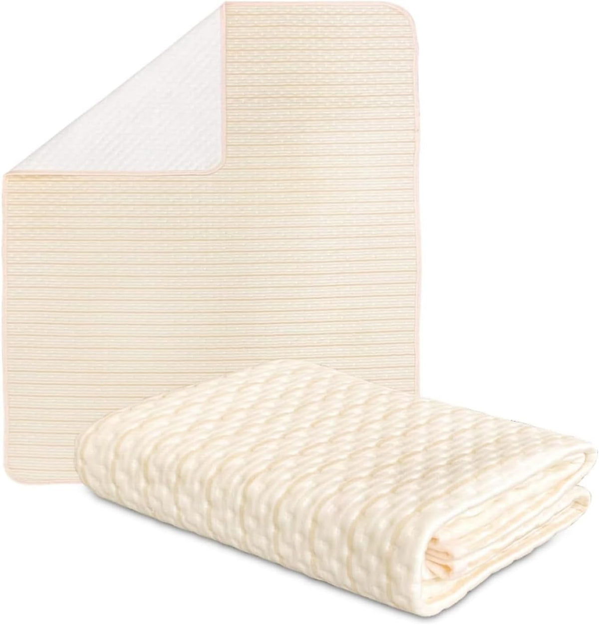 SKY-TOUCH Waterproof Bed Pad Reusable 70x90cm, 4-Layer Soft Baby Pee Pads with 100% Cotton Surface, Washable Mattress Protector Pads for Baby, Women, Elderly, Pets, Bed, Sofa(1pack)