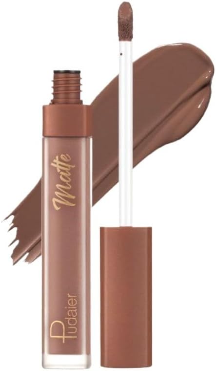 SKY-TOUCH Matte Velvet Liquid Lipstick – Waterproof, Long-Lasting & Highly Pigmented Non-Stick Lip Gloss(10)