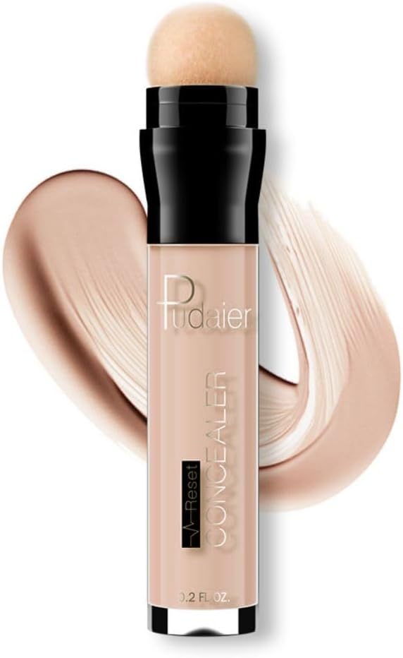 SKY-TOUCH Exquisite Concealer Pen – Full Coverage for Dark Circles, Eye Bags, Spots, Fine Lines, Pores & Lightweight Mousse Texture, Long-Lasting, Moisturizing & Breathable, No Caking or Fading(03)