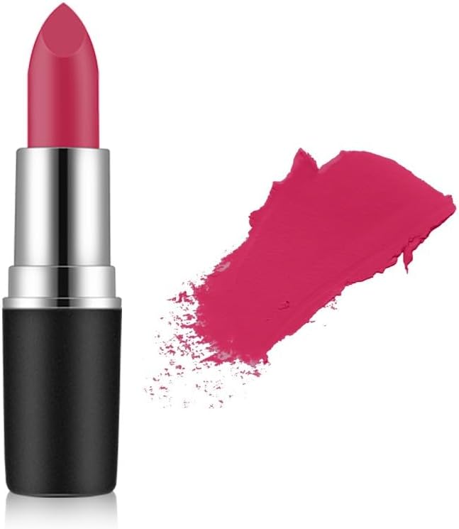 SKY-TOUCH Velvet Matte Lipstick Set – Long Lasting Waterproof Non-Stick Cup Lipsticks, Highly Pigmented & Easy to Apply, Smudge-Proof & Even Finish(#06)