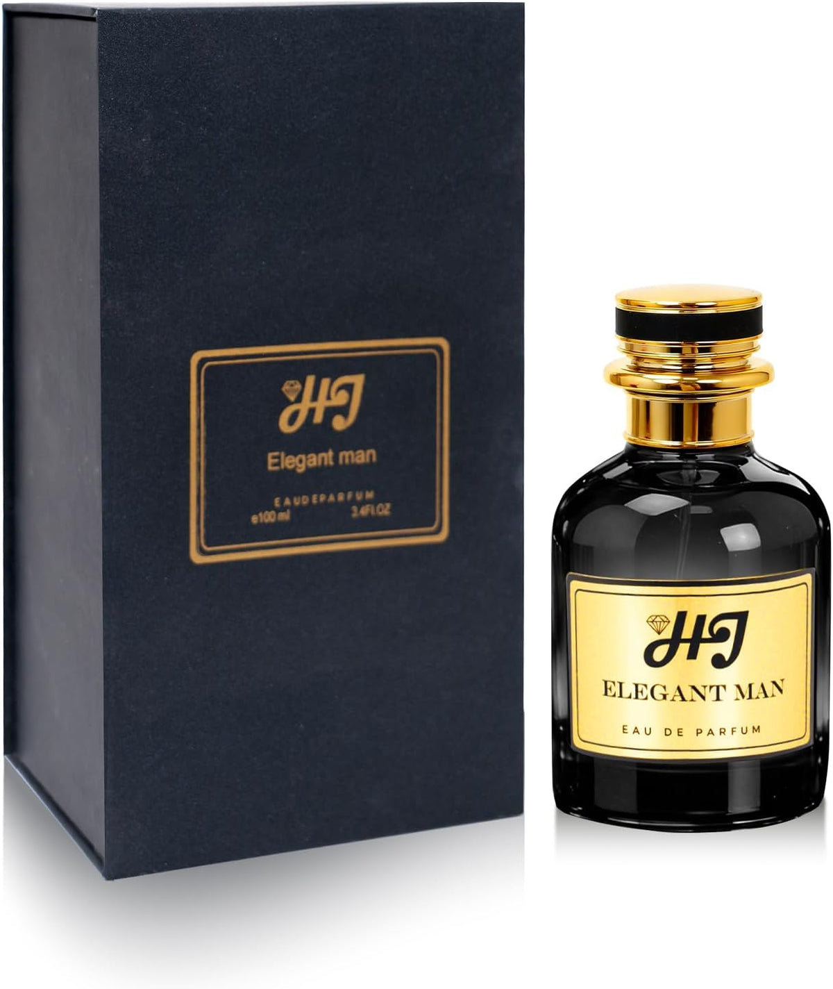 SKY-TOUCH Eau de Parfum, 100ml / 3.4 Fl.Oz, Long Lasting Perfume for Men & Women, Elegant Bottle Design(Elegant Man)