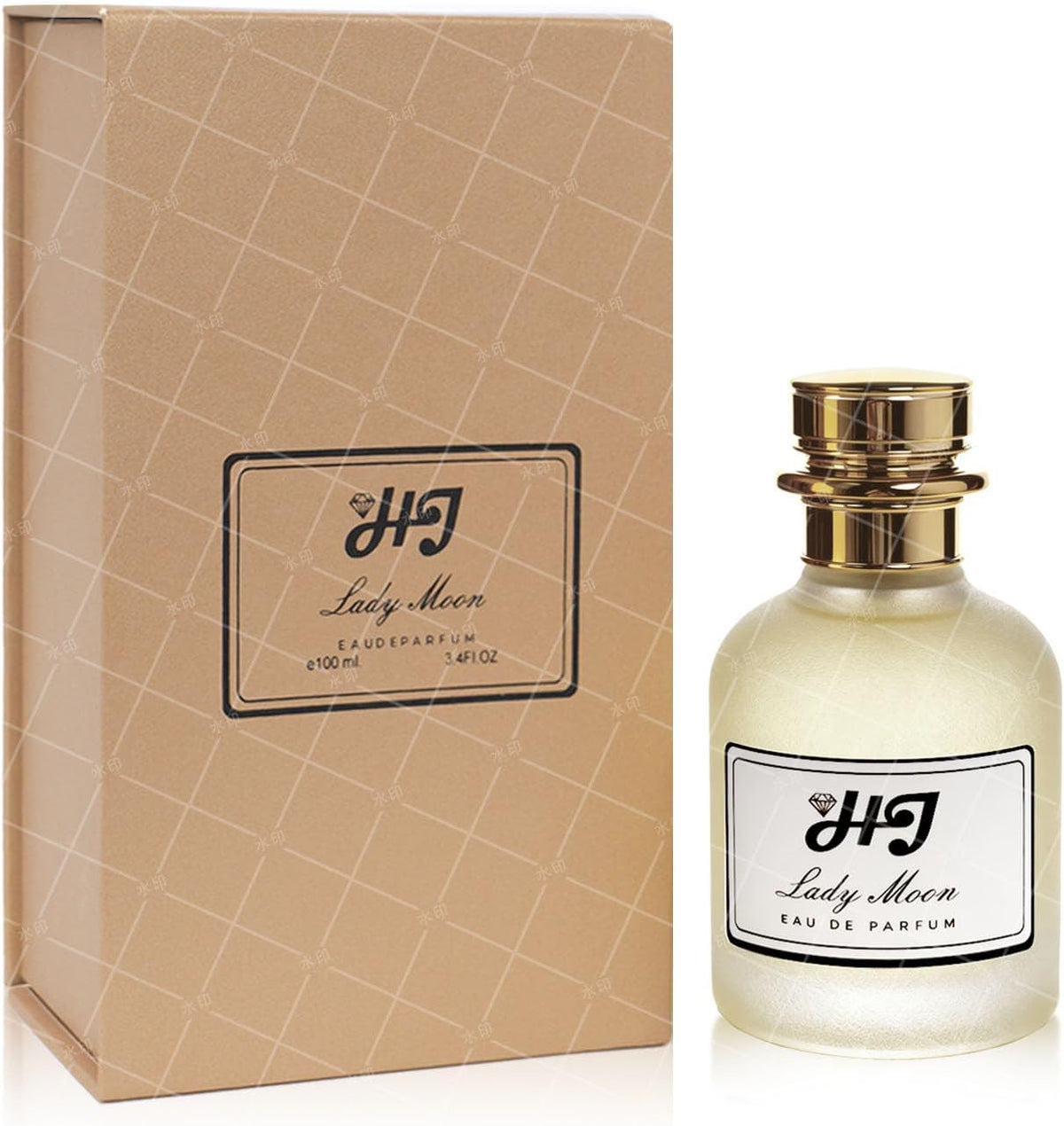 SKY-TOUCH Eau de Parfum, 100ml / 3.4 Fl.Oz, Long Lasting Perfume for Men & Women, Elegant Bottle Design(Lady Moon)