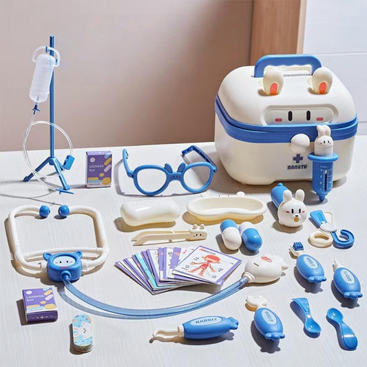 SKY-TOUCH Doctor Kit for Toddlers 36 Months Plus, Simulation Medical Suitcase Toy Set, Simulation Suitcase Toy with Realistic Tools, Children Role Play Doctor, Multifunctional Medical Tool