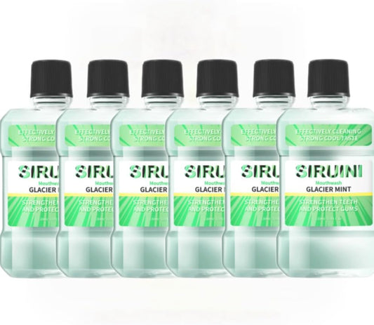 SKY-TOUCH 3-Pack Glacier Mint Mouthwash 250ml – Fresh Breath & Oral Care – Alcohol-Free, Sugar-Free, No Colorants – Gentle, Safe, & Refreshing