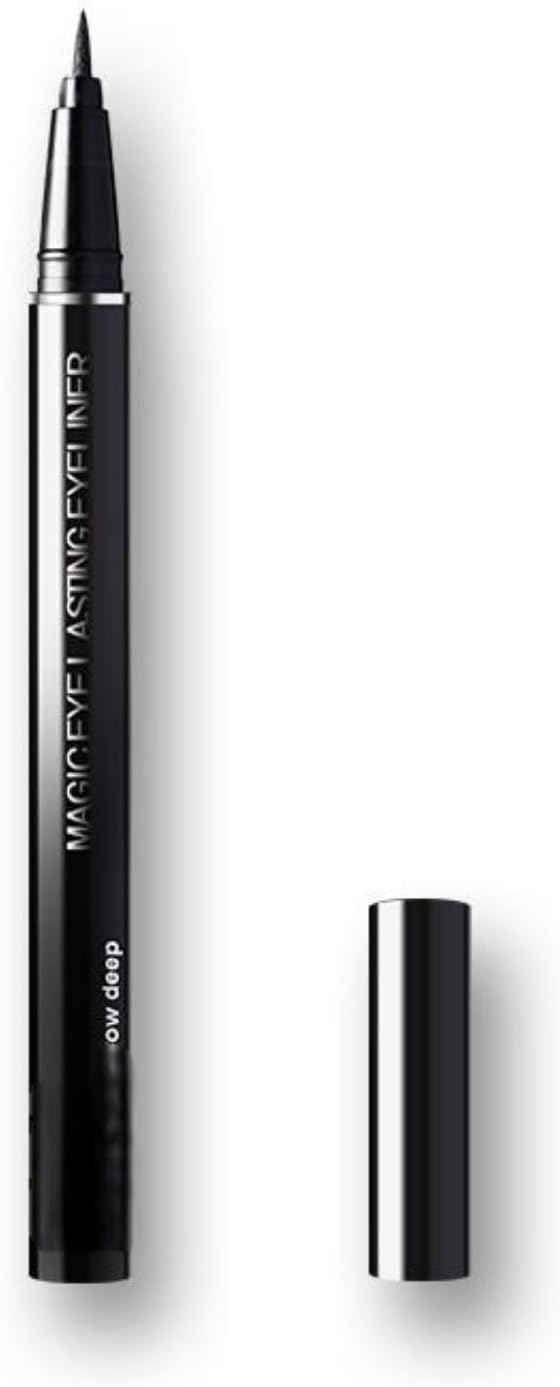 Sky-Touch Eye Liners Black, Eyeliner Liquid Waterproof Long Lasting Smudge Proof Eyeliner Pen, Easy Winged Eye Look