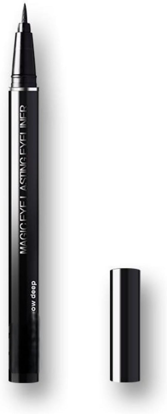 Sky-Touch Eye Liners Black, Eyeliner Liquid Waterproof Long Lasting Smudge Proof Eyeliner Pen, Easy Winged Eye Look