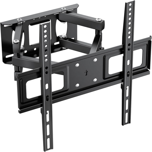 SKY-TOUH TV Wall Mount Stand for 26-55'' Flat Screen/LED/4K TVs, Full Motion TV Mount with Swivel and Tilt Articulating Dual Arms, Max VESA 400x400mm, Holds up 50KG
