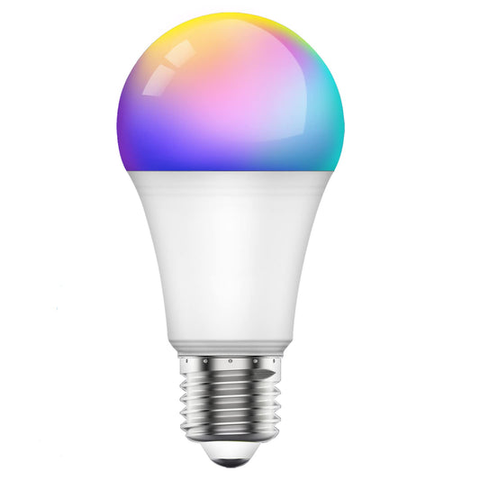 SKY-TOUCH 1 pcs Alexa WiFi Smart Led Bulb E27 Remote RGB Control Color,Multi Color Changing Dimmable Smart Wifi And Bluetooth Compatible Google Home Assistant,AC 190-24V,50/60HZ,10W,2700k-6500K