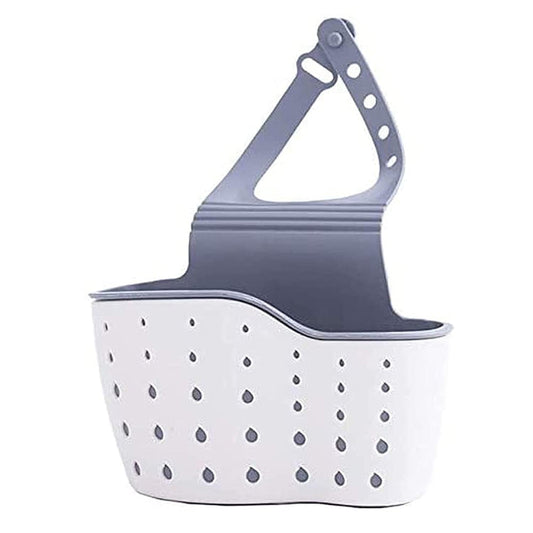 SKY-TOUCH Sink Caddy Sponge Holder, Kitchen Storage Basket Hanging Bag Organizer for Sponges, Soaps and Cleaning Brushes, Sink Accessories