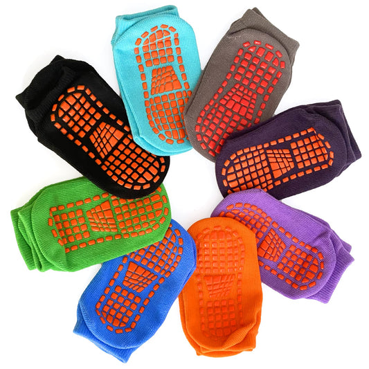 SKY-TOUCH Non Slip Parent-Child Socks, Anti-Slip Sock trampoline Sock for Boys Girls Baby Kids, Non-slip Yoga Socks Women 29-42