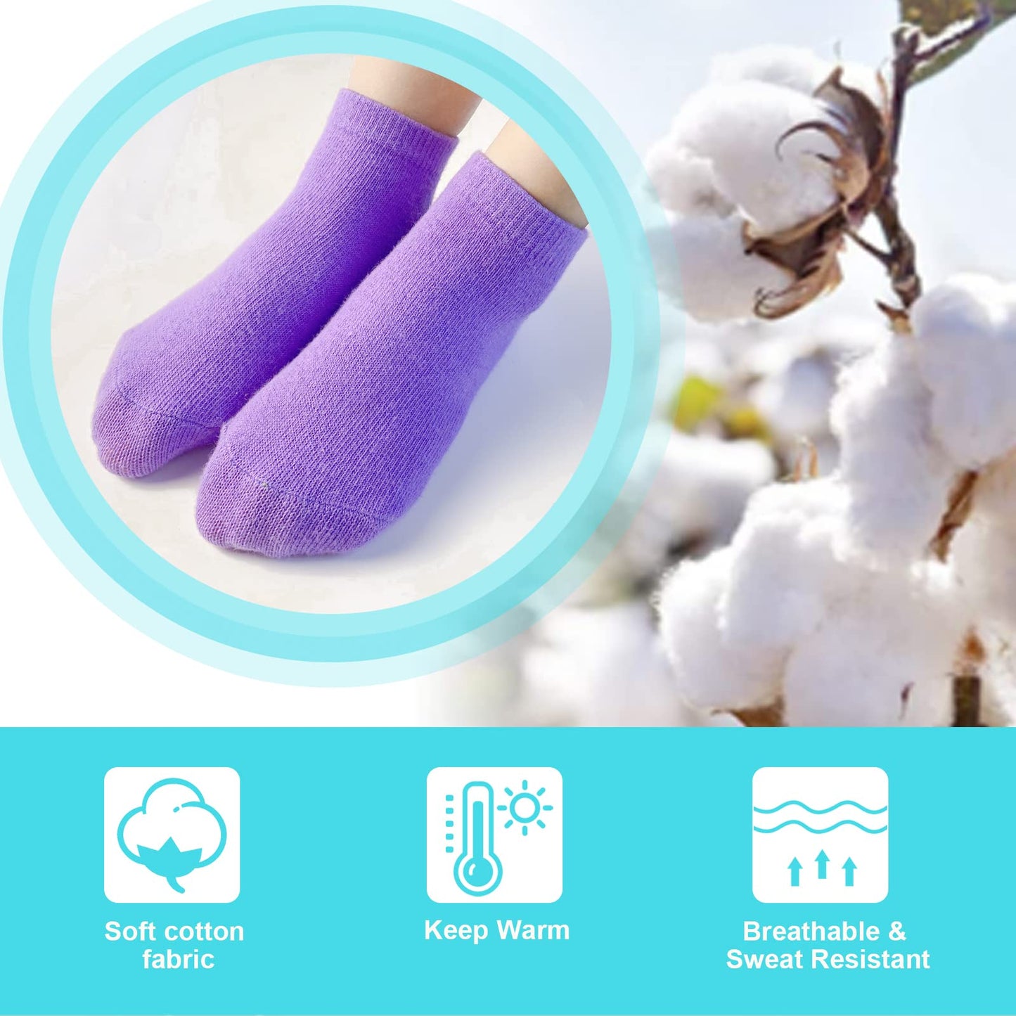 SKY-TOUCH Non Slip Parent-Child Socks, Anti-Slip Sock trampoline Sock for Boys Girls Baby Kids, Non-slip Yoga Socks Women 29-42