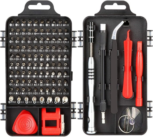 SKY-TOUCH Precision Screwdriver Set, 110 in 1 Magnetic Driver Repair Tool Kits for Phone, Screwdriver for Mobile Phone, Eyeglasses, Watch, Game Console, Tablet, Pc And Other Electronic Equipment