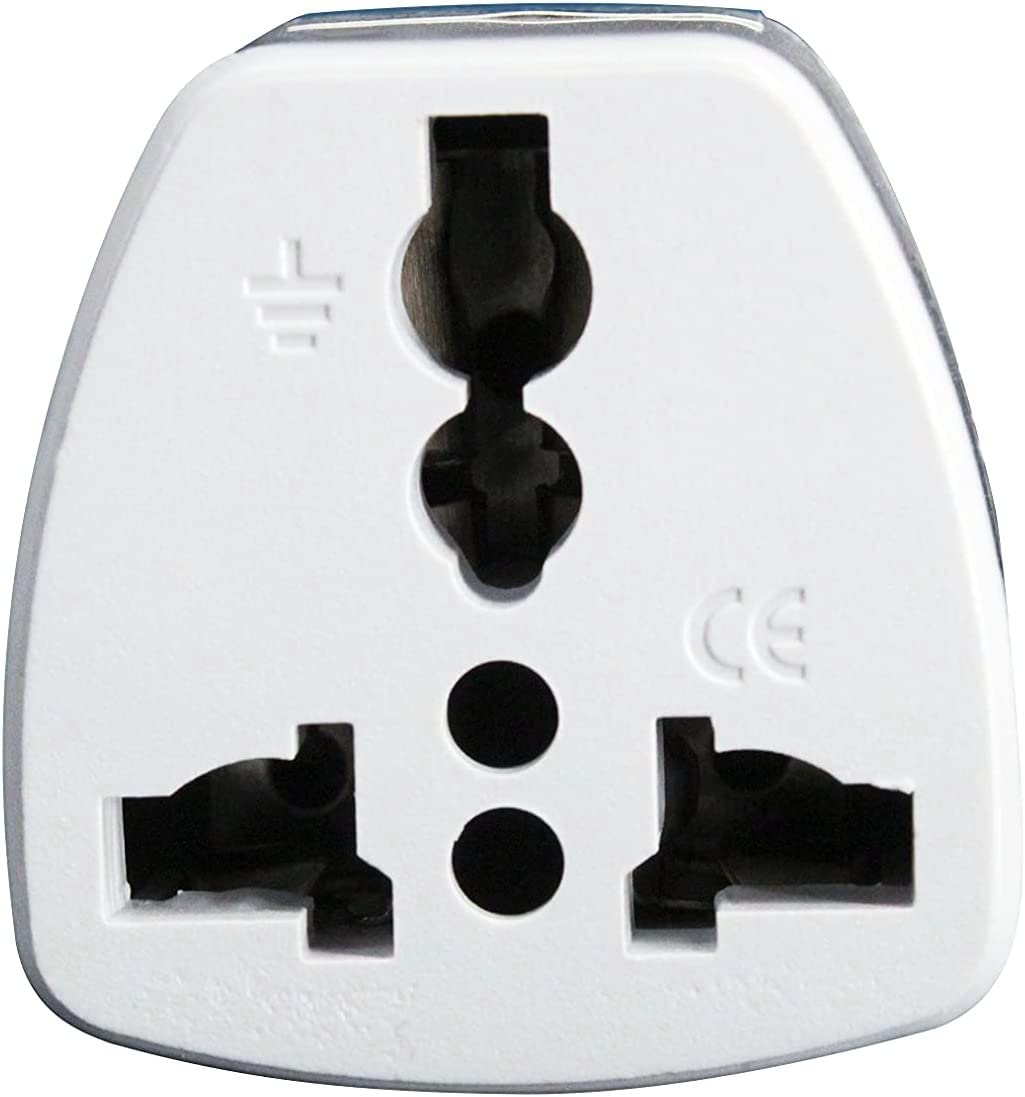 SKY-TOUCH 3PCS Universal Travel Plug Adapter, AU UK EU to US AC Power Plug Power Adapter 3 Pin Travel Wall Plug Converter