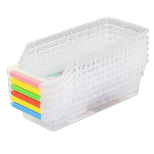 SKY-TOUCH 4Pcs Refrigerator Storage Organizer Bins Baskets Ideal For Fridge And Freezer Organization - Multicolor