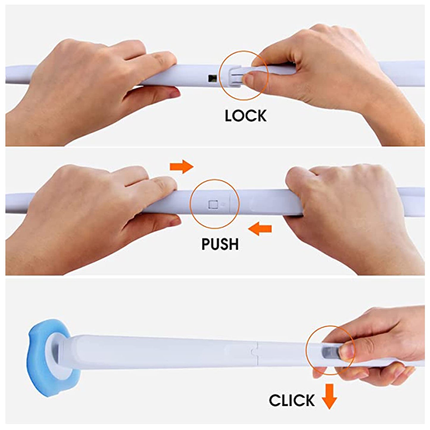 SKY-TOUCH Disposable Toilet Brush and Holder Bathroom Cleaner Kit with 16 Wand Replacement Heads - Disposable Touch Free & Hygienic Bathroom Accessory for Sparkling Toilet Bowl