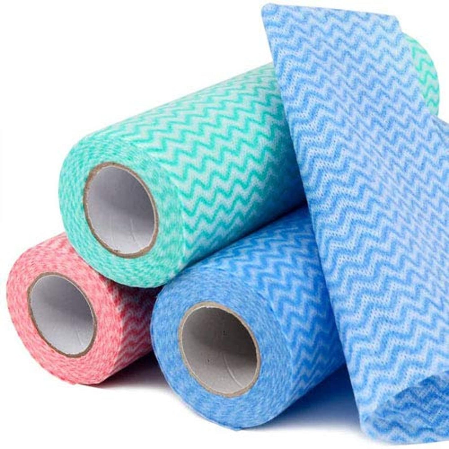 SKY-TOUCH 3 Rolls Reusable Cleaning Wipe Sheet, Multipurpose Towel Cleaning Cloth, Disposable, Non-Stick Wiping Rags, Household Paper Towels for Kitchen, House Cleaning Cloth Towel, 6974042151935