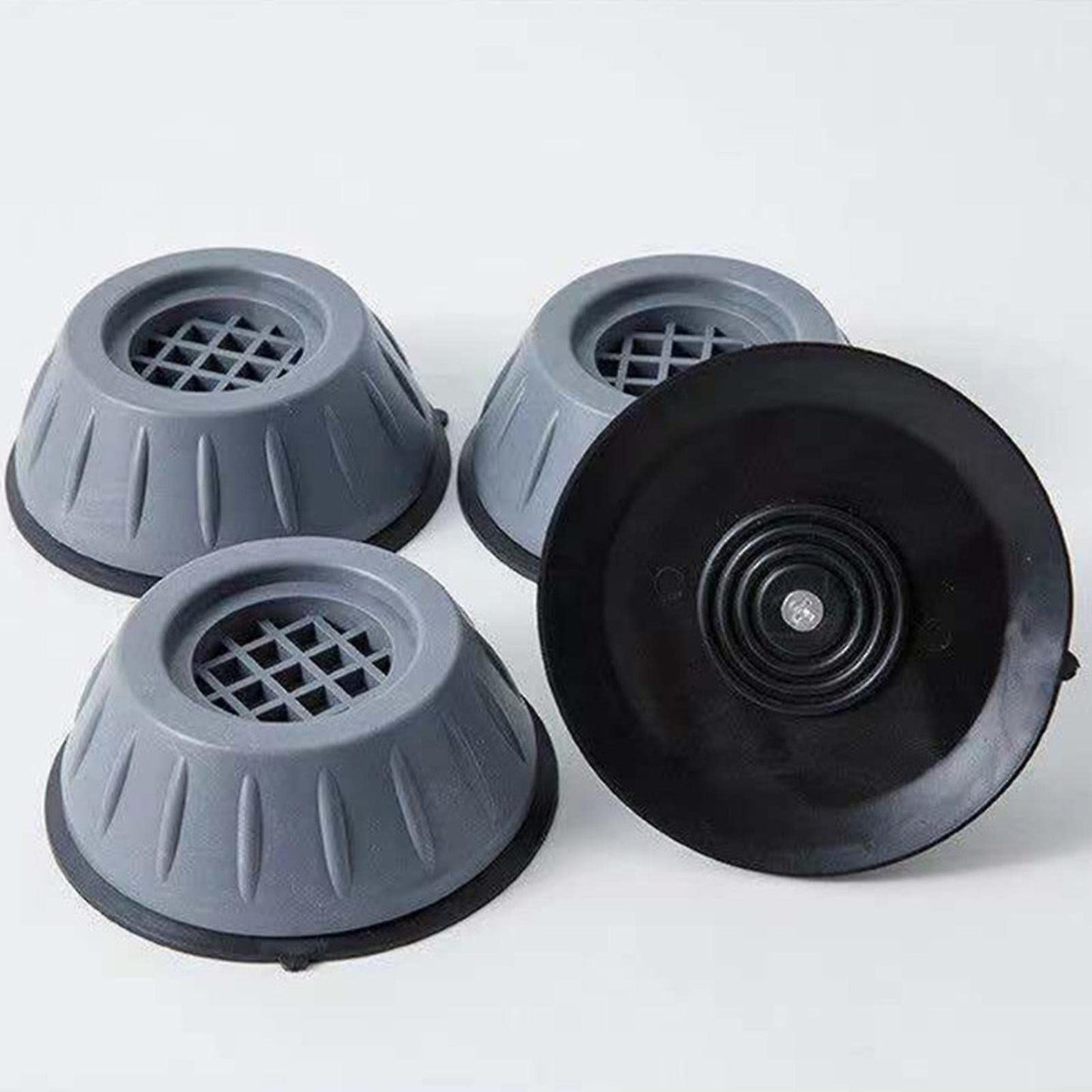 Sky-Touch 4Pcs Anti Vibration Pads For Washer Dryer Shock And Noise Cancellation, Washing Machine Stand To Prevent Shifting, Shaking Walking For Home, Gray