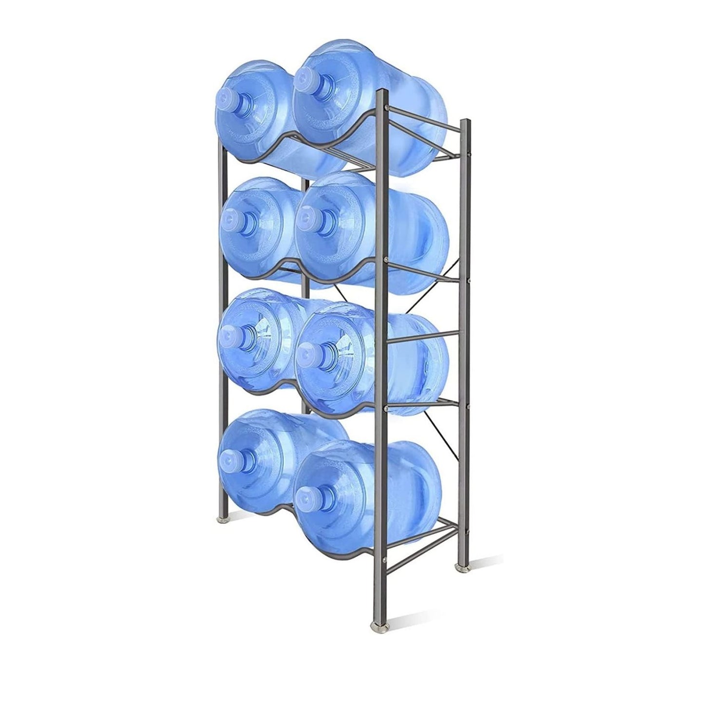 SKY-TOUCH Heavy Duty Gallon Water Organizer Space Saver, Sturdy and Durable Storage Stand for Office, Home and Gym