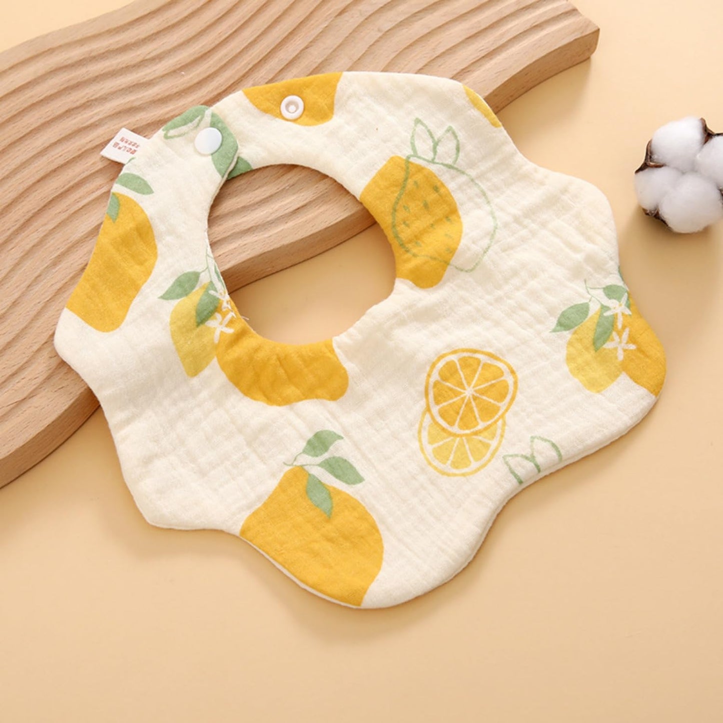 SKY-TOUCH Muslin Baby Drooling Bibs 5/10pack, 100% Cotton Soft Absorbent Bandana Drool Bibs with Adjustable Snaps Cotton for Teething and Drooling Unisex Baby