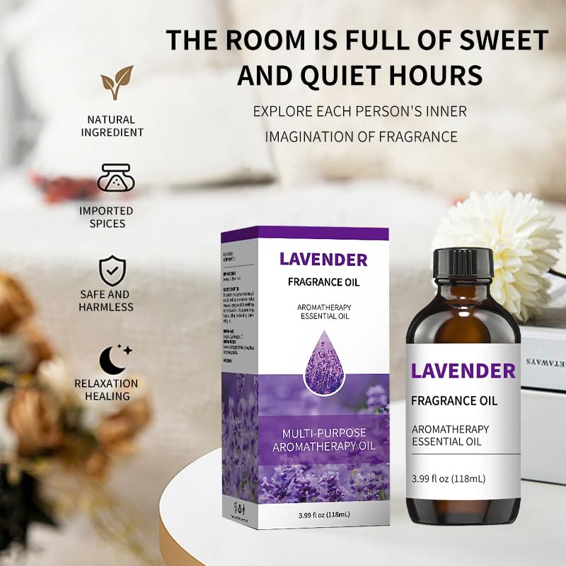 SKY-TOUCH Essential Oils Set, Premium Pure Oil for Diffusers, 100% Therapeutic Grade Aromatherapy Oils, Bottles*10mL ， Sleep, SPA, Relaxation, Ideal for Diffuser & Humidifier -