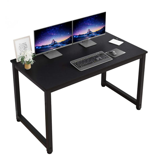 SKY-TOUCH Computer Desk 120 x 60cm, Computer Laptop Table Desk Office Desk Study Writing Desk Easy Assembly, Computer Desk Modern Simple Style for Home Office
