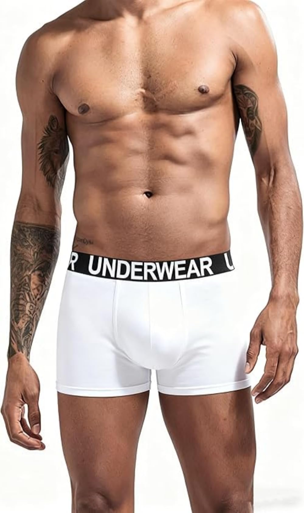 SKY-TOUCH 3 PACK Men’s Boxer Briefs, Soft Breathable Stretch Underwear, Moisture Control Comfortable Underpants for Everyday Wear,Men's underwear (Black/Gray/Light Grey)