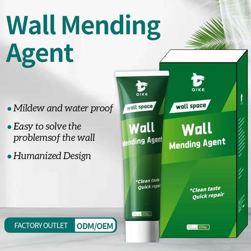 SKY-TOUCH Wall Repair Paste Kit – 250g White Spackle for Cracks & Holes, Fast-Drying, Odorless Putty With Scraper, Sandpaper & Gloves for Smooth Interior Wall Finish
