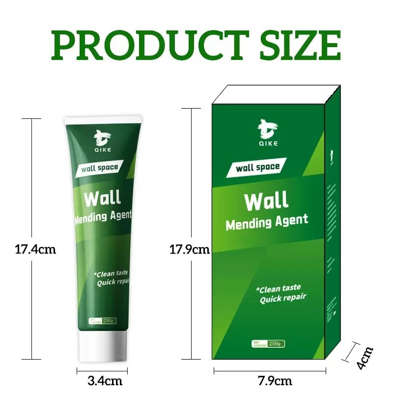 SKY-TOUCH Wall Repair Paste Kit – 250g White Spackle for Cracks & Holes, Fast-Drying, Odorless Putty With Scraper, Sandpaper & Gloves for Smooth Interior Wall Finish