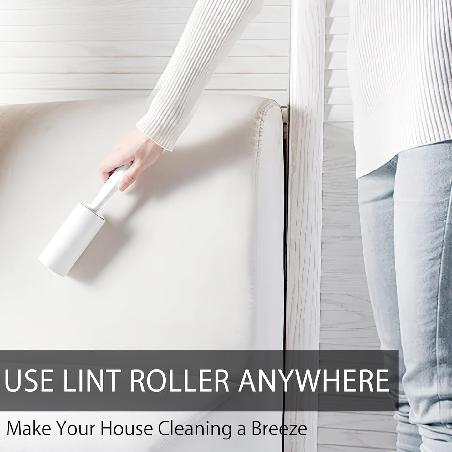 SKY-TOUCH Lint Roller Remover Hair Kit｜Extra Sticky Reusable Lint Remover｜6 Rollers+1 Upgraded Handles｜Full 270 Sheets｜Perfect for Clothes,Furniture,Bed,Car,and Pet Hair,Carpet,Dust