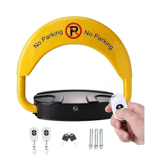SKY-TOUCH Parking Lock, Remote Control Parking Lock Parking Space Folding Car With Alarm Function Suitable for Homes Businesses Offices And Commercial Premises（Without Battery）