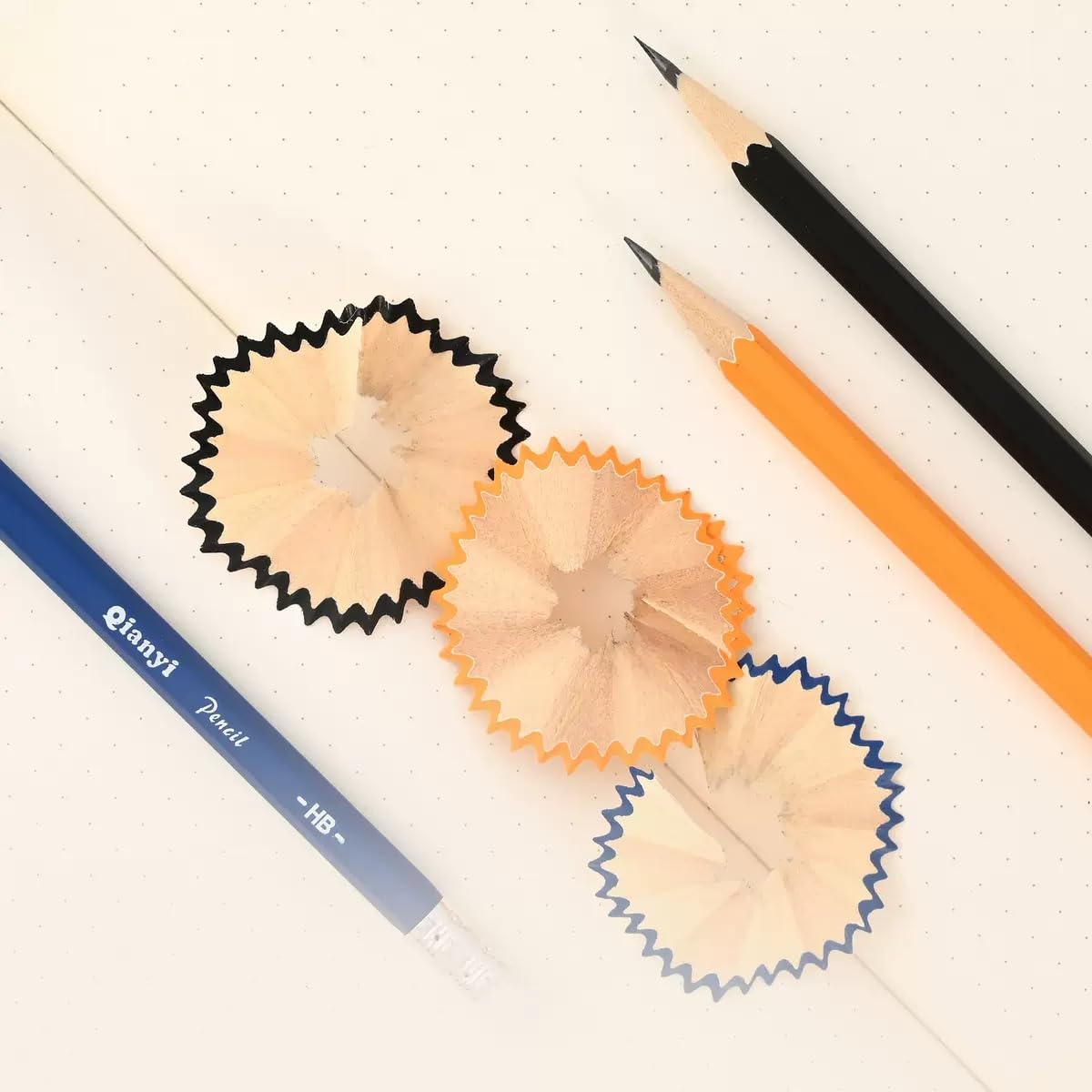 SKY-TOUCH HB Hexagonal Wooden Pencils, 12-Pack, Non-Toxic & Eco-Friendly, Perfect for Kids & Students, Smooth Writing for School & Drawing