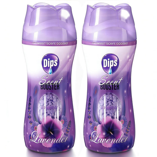SKY-TOUCH 2 Bottles（520g）Lavender Scent Laundry Booster Beads, Premium Fragrance for Fresh & Soft Clothes, Long-Lasting Scent, Easy Dissolve, No Residue