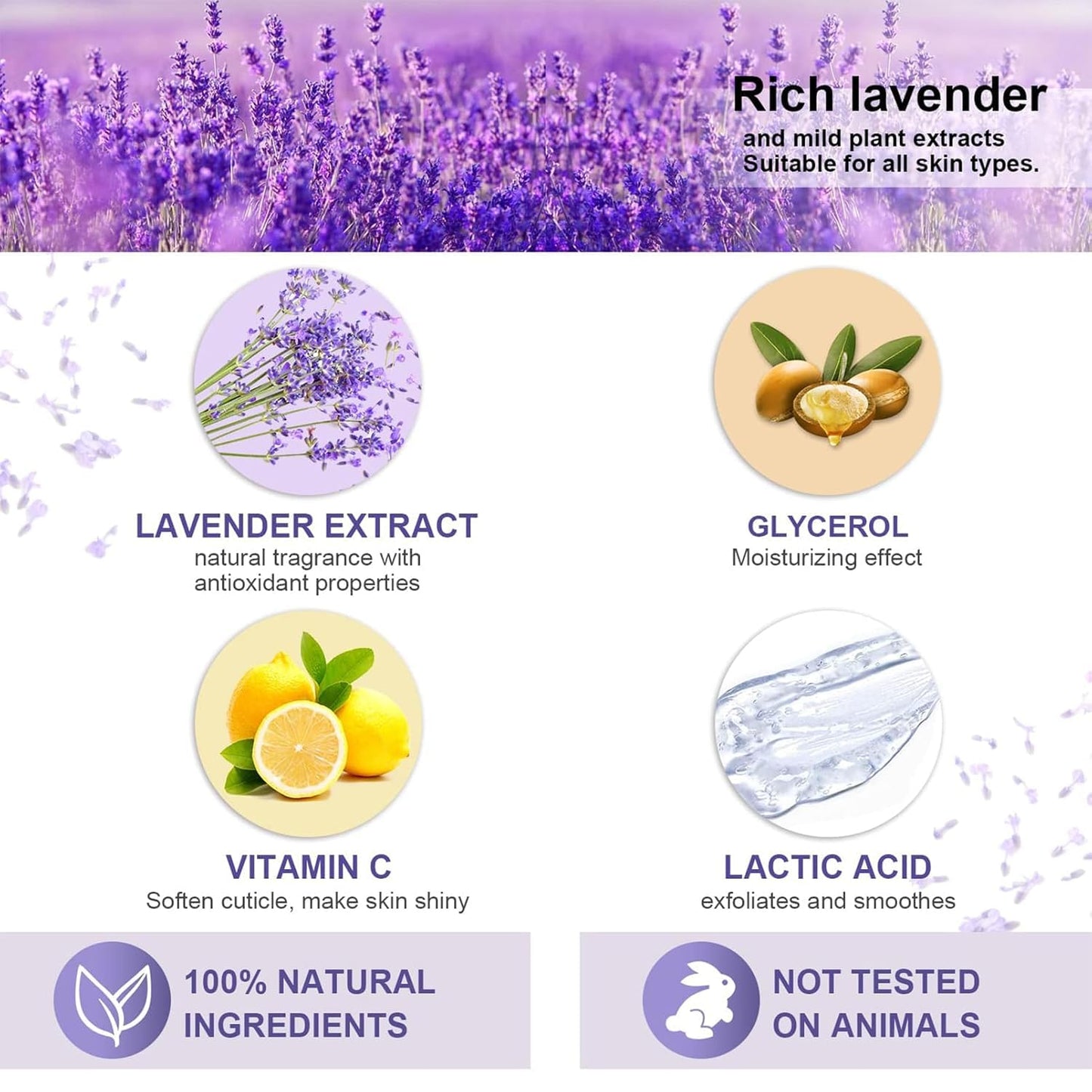 SKY-TOUCH 4 Packs Lavender Exfoliating Foot Mask, Moisturizing, Callus Removal, Dead Skin Treatment, Softens and Hydrates Feet