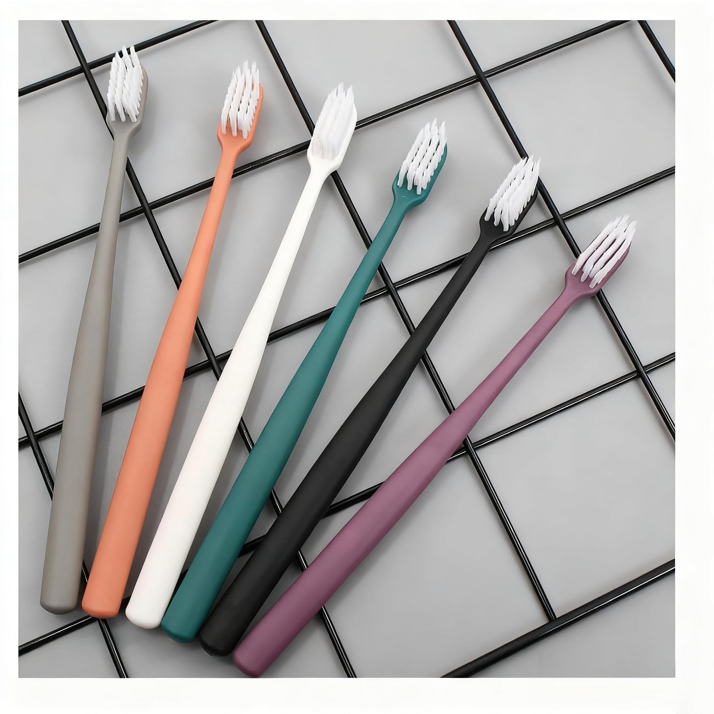 SKY-TOUCH 20Pcs Disposable Travel Toothbrushes with Single Pack Probiotic Toothpaste, Soft Bristle, Individually Waterproof Packaging, Single Use for Hotel, Camping, Travel, Home, Guests(Grey)